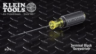 Terminal Block Screwdriver [upl. by Paulsen]