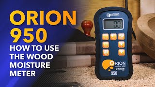 How to Use a Pinless Wood Moisture Meter Orion 950 [upl. by Willamina]