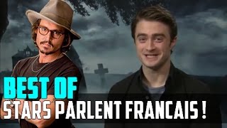 Best Of  Les Stars parlent Français [upl. by Quartana]