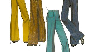 La historia y el origen de los pantalones acampanados moda y popularidad [upl. by Witte]