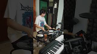 Kobo Kanaeru  Sebatas Video Call drum cover [upl. by Ahtel]