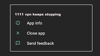 How To Fix 1111 VPN App Keeps Stopping Error in Android Phone [upl. by Nada]