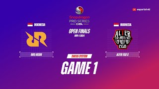 RRQ Hoshi vs Alter Ego X GAME 1 Snapdragon Pro Series Season 6  AEX VS RRQ ESPORTSTV [upl. by Strait355]