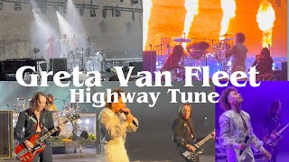 Greta Van Fleet Highway Tune Live 2024 Starcatcher World Tour Carcassonne France [upl. by Akihsat]