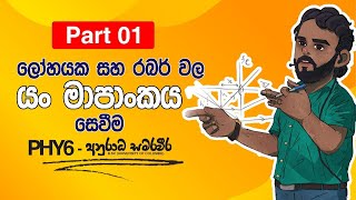 ලෝහයක සහ රබර් වල යං මාපාංකය සෙවීම l ANURADHA SAMARAWEERA PHY6 [upl. by Norbel16]