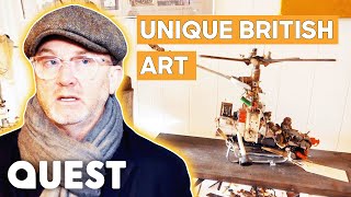 Drew Is BLOWN AWAY By An Unusual Art Collection  Salvage Hunters [upl. by Epoh]