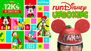 2023 Run Disney 12Ks Of Christmas Virtual Race Medals Unboxing [upl. by Tebazile]