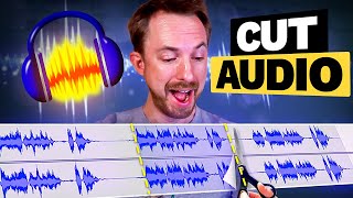 How to Trim Audio in Audacity  Audio Editing in Audacity [upl. by Gianina144]