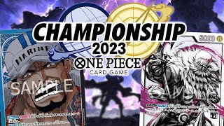 OP06 FINALS Sakazuki vs Katakuri  Osaka Japan One Piece TCG Championships [upl. by Suoivatra169]