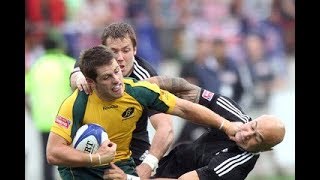 Bernard Foley Top Men Rugby Football Australia Match Player Sevens Series World Cup Highlights 2018 [upl. by Okiek]