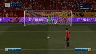 BRAZIL VS SPAIN Penalty Shootout FIFA 21 [upl. by Julian]