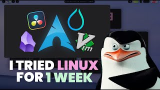 I tried Linux for a week it was terrible but amazing [upl. by Martinelli]