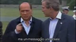 The quotClownquot BERLUSCONI in one of his shows at Camp David [upl. by Munro]