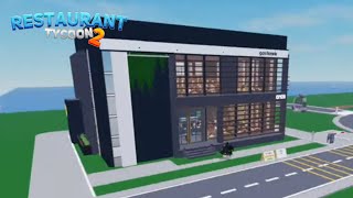 Restaurant Tycoon 2  Modern Coffee Shop  Speed Build  Design 57 [upl. by Bruell426]