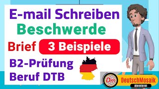 EMail schreiben Beschwerde Brief B2Prüfung für den Beruf [upl. by Coridon]