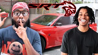 I BOUGHT MY LITTLE COUSIN A HELLCAT SRT PRANK GETS SCARY [upl. by Ardnait]