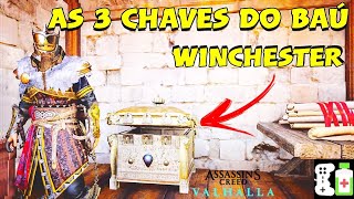 AS 3 CHAVES DO BAÚ WINCHESTER  ASSASSINS CREED VALHALLA [upl. by Becky]