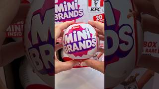 Unboxing Mini Brands KFC 🍟🍗🥤 minibrands kfc unboxingtoys [upl. by Boony]