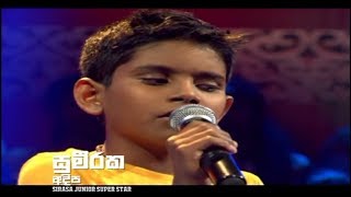 Edha medha thuraSumeeraka AdeepaJunior Super Star  Final 10 [upl. by Nnair7]