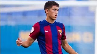 Pau Cubarsi Debut vs CF Fuenlabrada  Barca Atletic 16923 [upl. by Ignacio501]