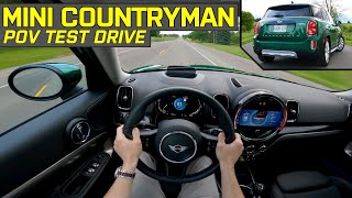 2022 MINI Cooper Countryman SE All4 Premier PHEV  POV Test Drive 4K [upl. by Dehnel]