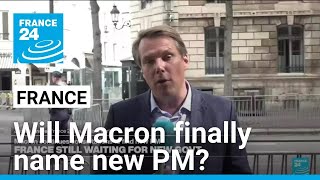 Will Frances Macron finally name new PM • FRANCE 24 English [upl. by Lissi]