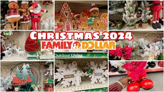 Family Dollar Christmas Decor 2024 amp More [upl. by Enoed106]