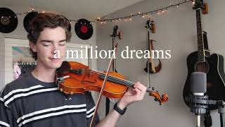 A Million Dreams  wedding violin cover by Joseph Jorgensen [upl. by Mercedes773]