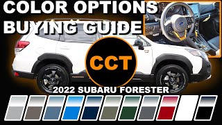 2022 Subaru Forester  Color Options Buying Guide [upl. by Giltzow704]