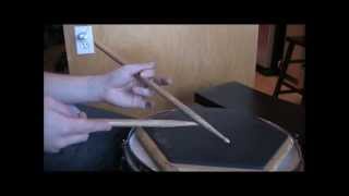 Buddy Rich One Handed Roll Tutorial [upl. by Kurys805]