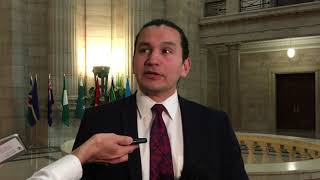 Video Kinew Goertzen spar over budget delay tactics [upl. by February]