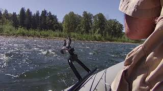 Cowlitz river float pt 2 Barrier Dam to Blue creek [upl. by Melc]