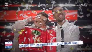 Sanremo 2022 il meglio della serata finale  Oggi è un altro giorno 07022022 [upl. by Herrington]