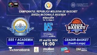 112 National Division 202324 SSS 1 ACADEMIA  BC CEADIRBASKET mascTur 13 Et2 03032024 [upl. by Marice641]