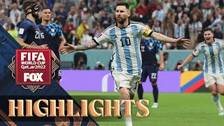 Argentina vs Croatia Highlights  2022 FIFA World Cup  Semifinals [upl. by Heaps]