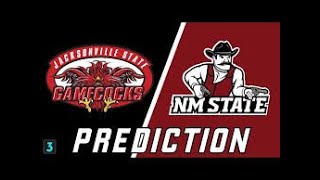 New Mexico State vs Jacksonville State NCAAF Free Predictions Today [upl. by Yrroc]