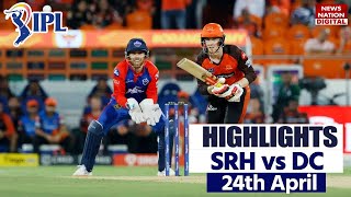 Delhi Capitals vs Hyderabad Highlights SRH vs DC Highlights  Today Full Match Highlights [upl. by Keen866]