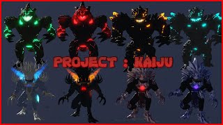 ALL SKINS OBSIDIUS AND KRYSTALAK │ PROJECT KAIJU [upl. by Yecac443]