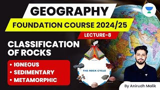 Classification of Rocks  Igneous Sedimentary and Metamorphic Rocks  Geography  Anirudh Malik [upl. by Cataldo]