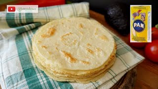 TORTILLAS DE MAÍZ CON HARINA PAN ¡Deliciosas [upl. by Aranaj]