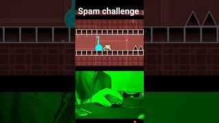 spider spam challenge by NF12 creator 🥵🥶 geometrydash viral ytshorts shorts [upl. by Melvina]