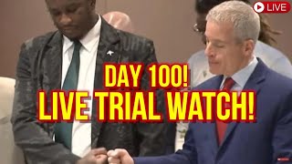 LIVE TRIAL WATCH Young Thug Lil Woody Brian Steel amp Judge Glanville Day 100 [upl. by Hardy399]