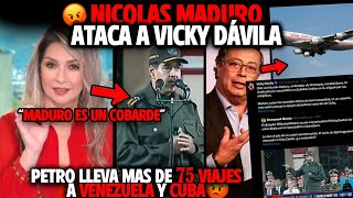 MADURO insulta a VICKY DÁVILA y esta lo HUMILLA  PETRO y MADURO tienen un Pacto secreto  CABAL [upl. by Yoshiko]