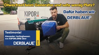 Öl aus schwer zugänglichen Stellen am Generator ablassen Das geht [upl. by Frolick391]