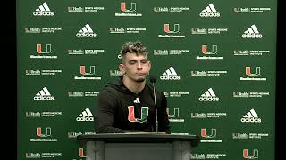 WR Xavier Restrepo  Postgame Press Conference  10723 [upl. by Alamaj]