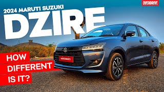 2024 Maruti Suzuki Dzire Walkaround Greater than Swift  boot  odmag [upl. by Etterb]