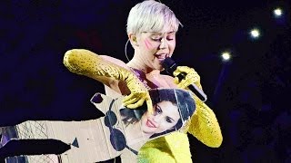 Miley Cyrus Tells Selena Gomez FU [upl. by Netsrik792]