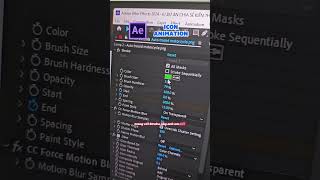 Icon Animation Stroke với After Effect editingtutorial aftereffects toihocdungphim [upl. by Imekawulo]