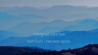 Psalm 103 quotBereden väg för Herranquot ur svenska psalmboken [upl. by Ahsilam]