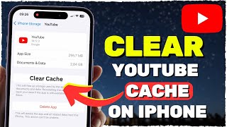 How To Clear YouTube Cache on iPhone [upl. by Nugesulo]